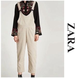 ZARA corduroy jumpsuit